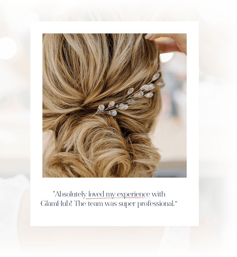 Bridal hair styling